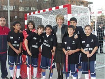 Esperanza Aguirre ha inaugurado los Campeonatos Escolares 2008