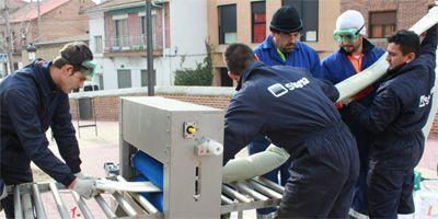 Nuevo colector de saneamiento en la Plaza de Demetrio de la Guerra