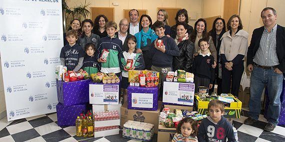 Los centros educativos de Pozuelo reúnen 1.500 kilos de comida