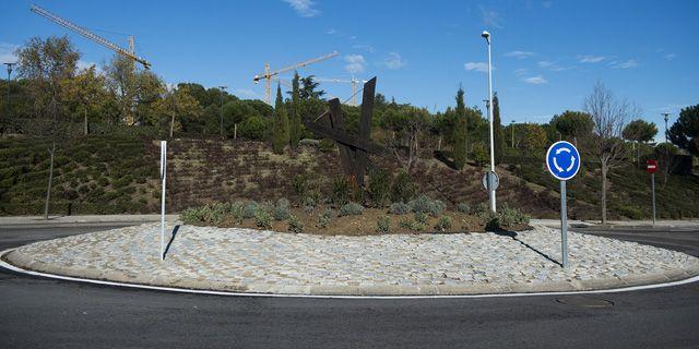 El antes y el después de la rotonda de la Avenida Navacerrada