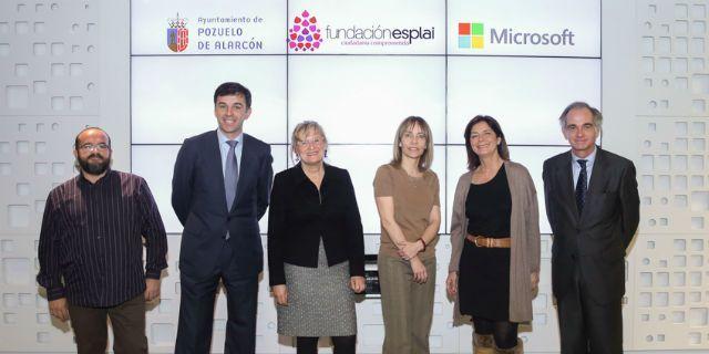 Pozuelo firma un convenio con Microsoft y la Fundación Esplai para apoyar el empleo