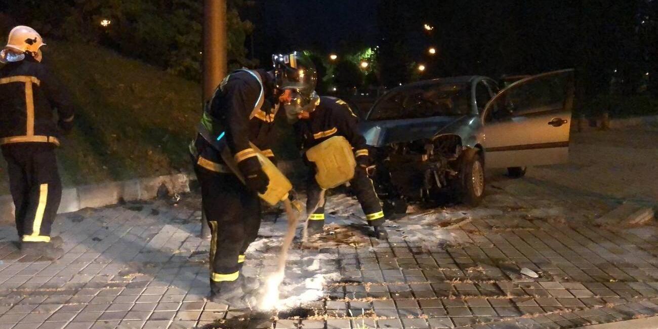 Herido un hombre en un accidente en la Ciudad de la Imagen tras saltarse el confinamiento