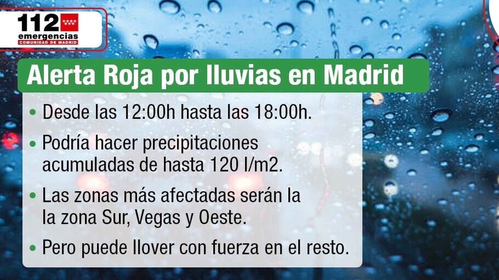 Pozuelo cancela la programación de fiestas del domingo por la alerta por lluvia