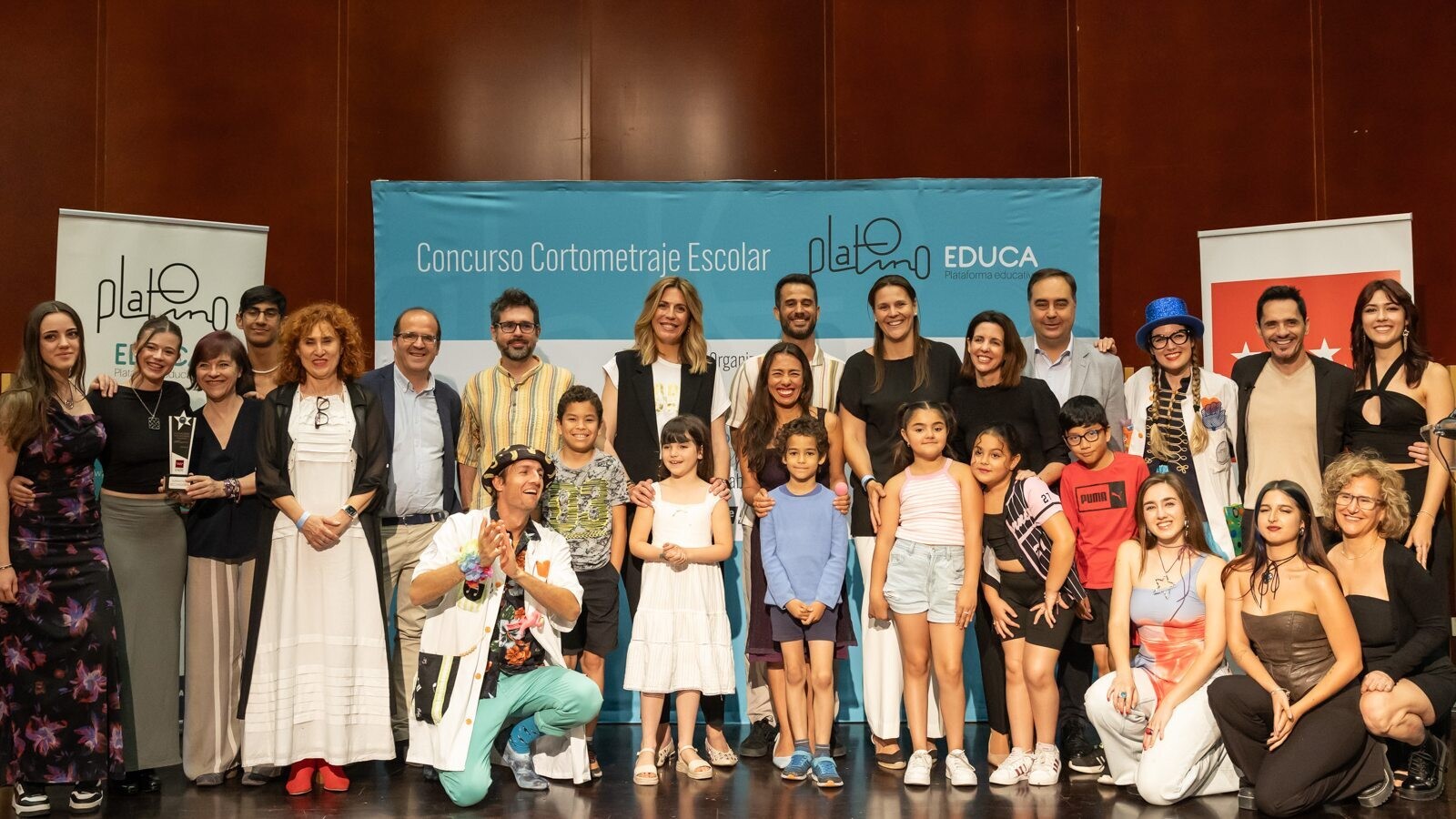 Tejero participa en la entrega de premios del “II Concurso de Cortometrajes Escolar Platino Educa” en Pozuelo