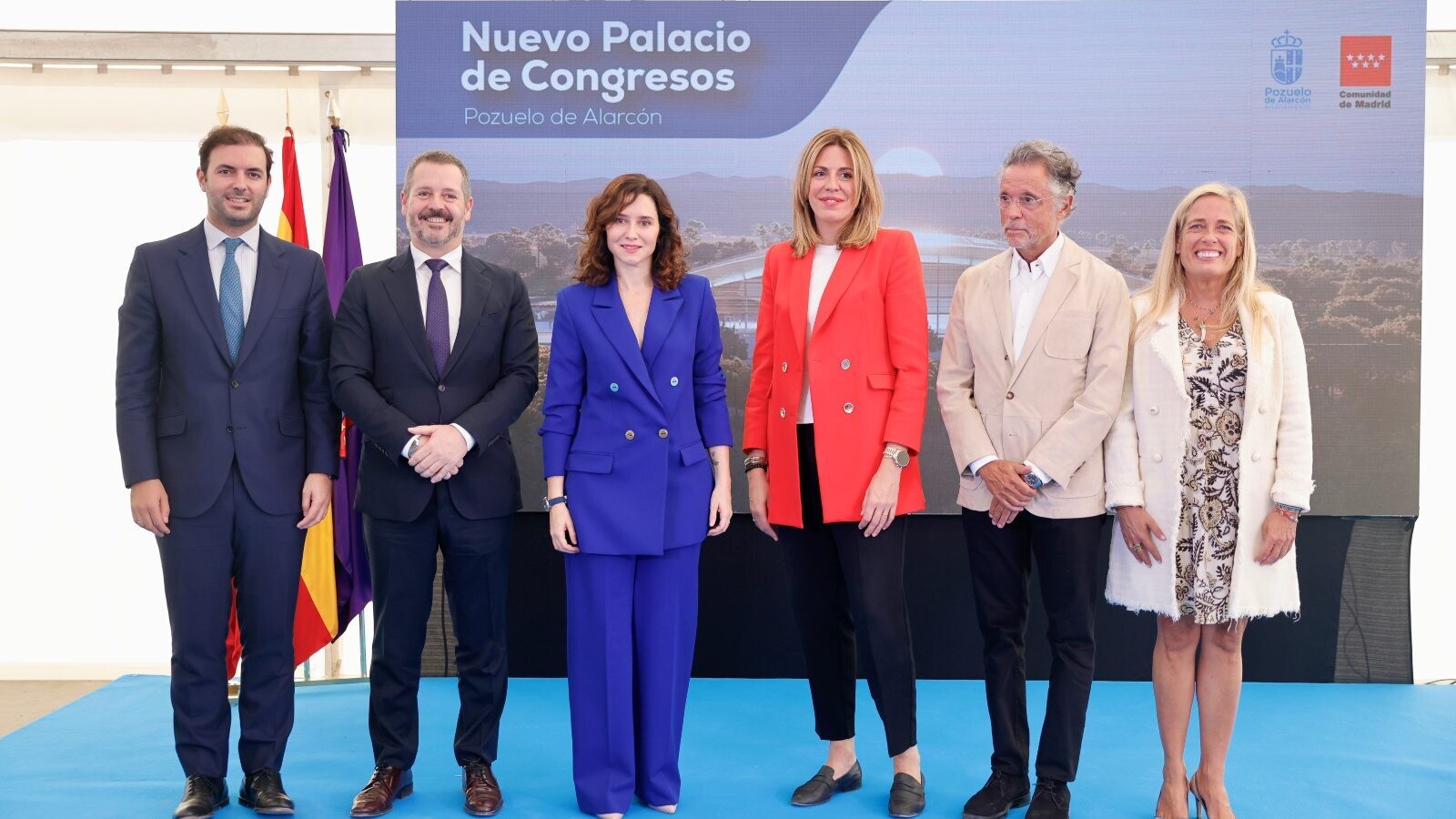 Ayuso y Tejero presentan el nuevo Palacio de Congresos de Pozuelo de Alarcón