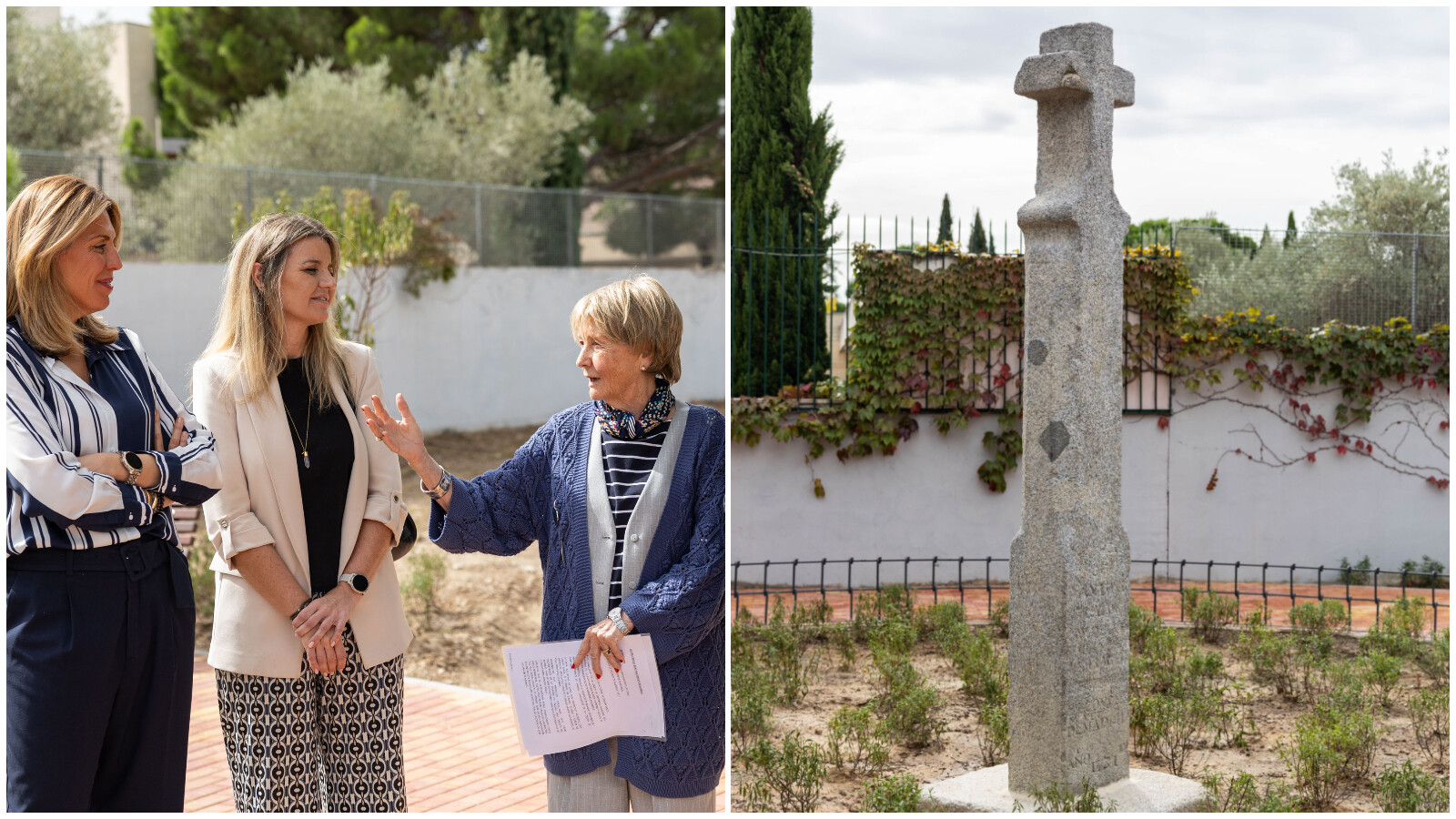 Pozuelo concluye la restauración de la histórica Cruz de la Atalaya