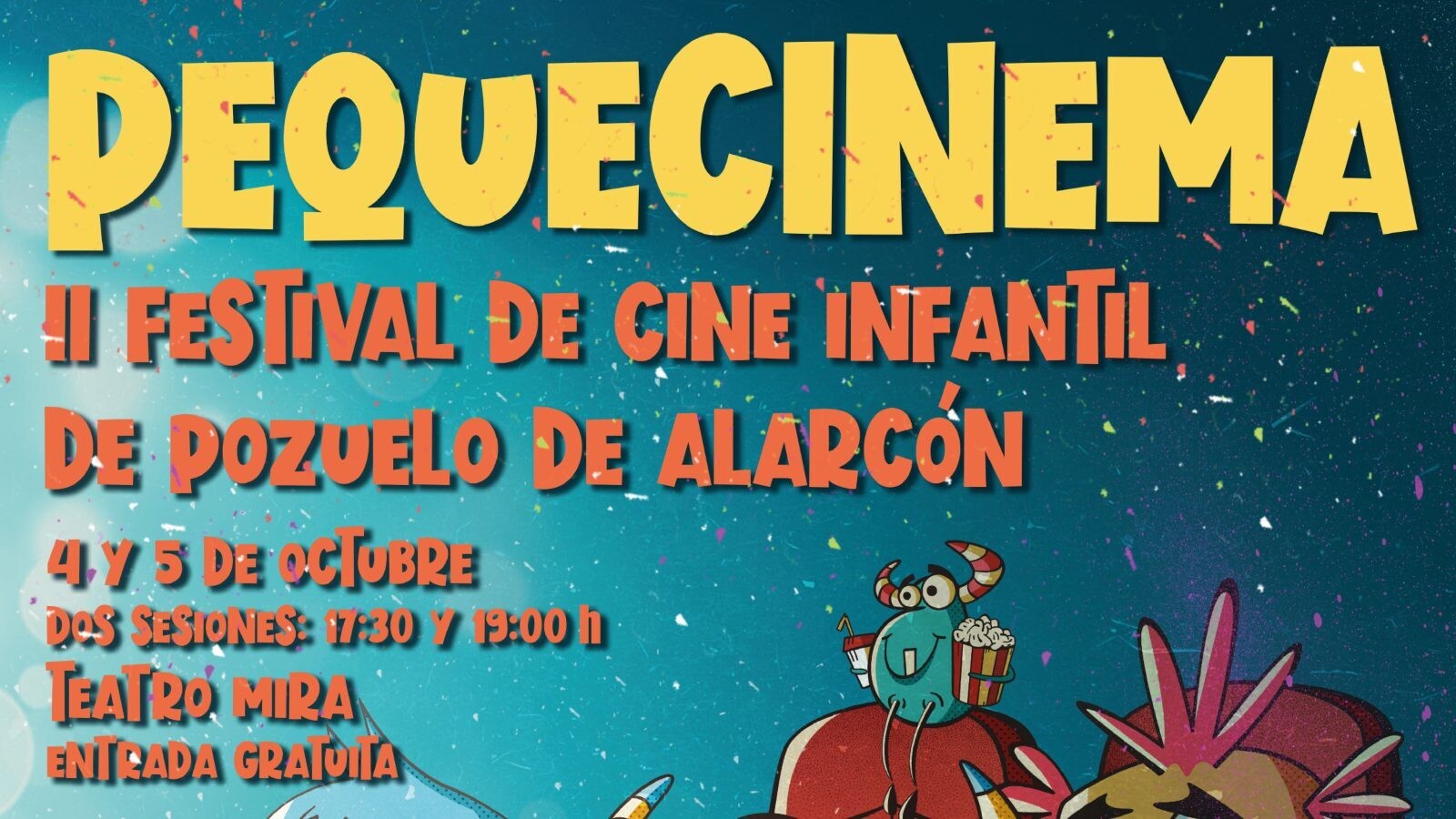 El Teatro MIRA acoge el II Festival de Cine Infantil "Pequecinema" en Pozuelo de Alarcón