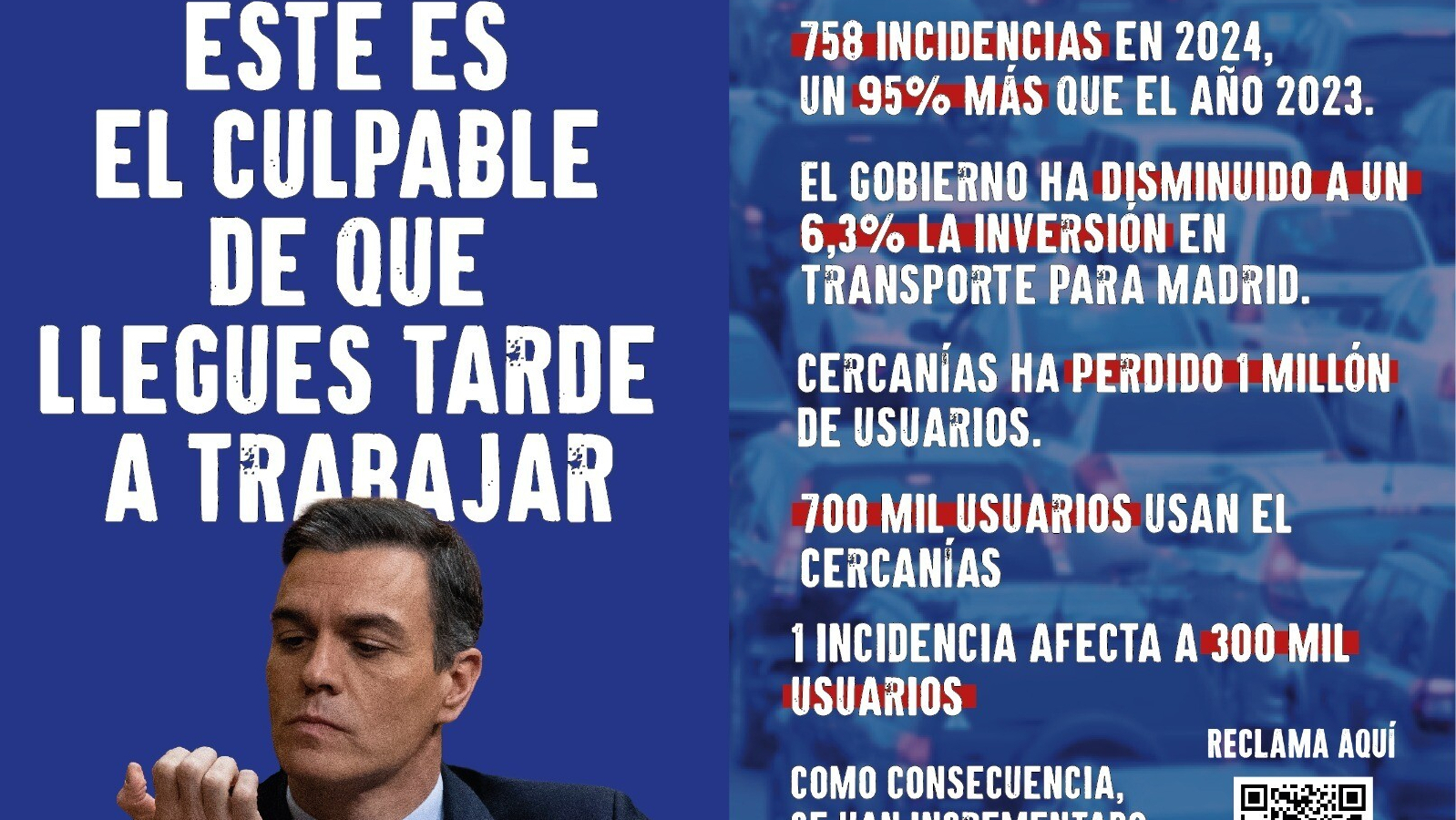 El PP de Pozuelo lanza una campaña contra la gestión del Cercanías