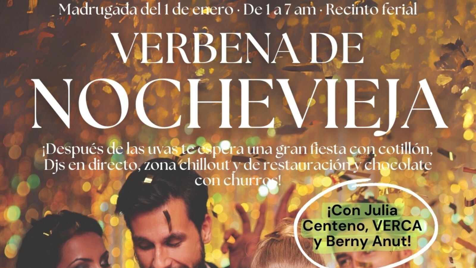 Pozuelo organiza una Verbena de Nochevieja en el nuevo recinto ferial