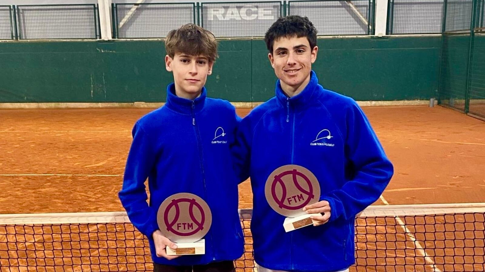 Dos tenistas de Pozuelo logran el Campeonato de Madrid cadete de dobles