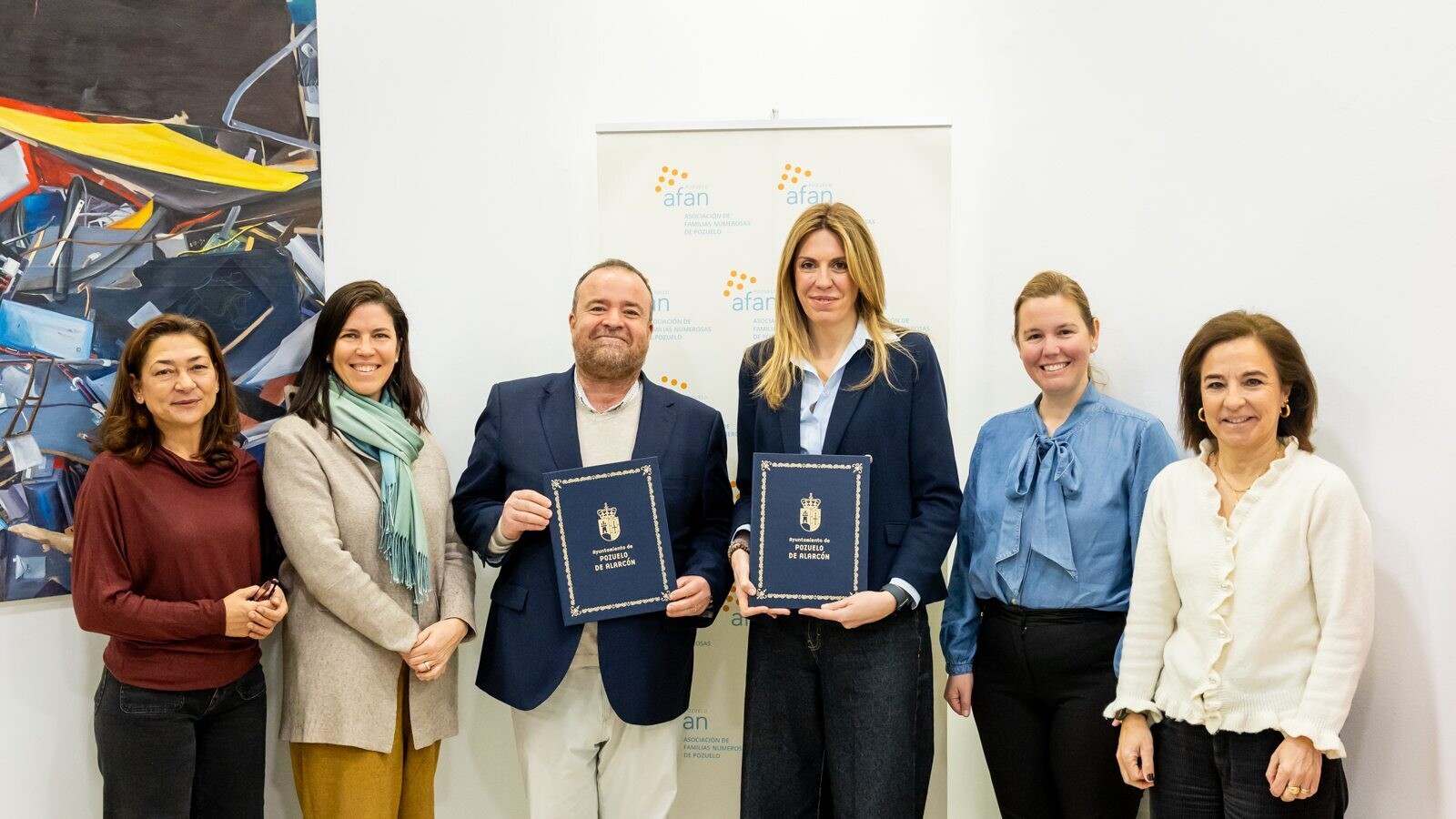 Pozuelo refuerza su apoyo a las familias numerosas con la prórroga del convenio con AFAN