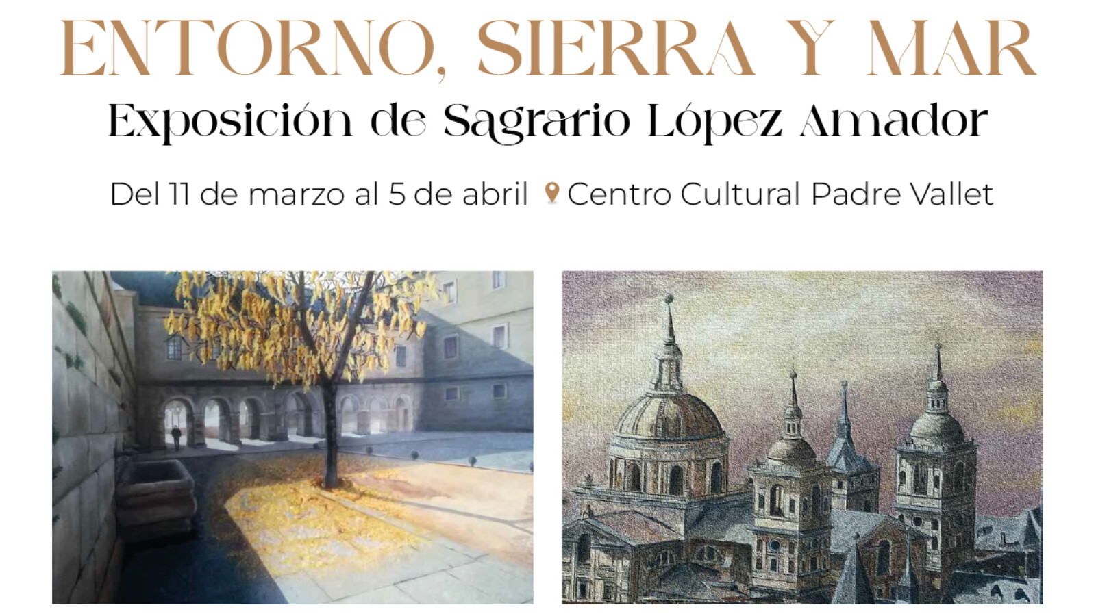 El Centro Cultural Padre Vallet acoge la exposición ‘Entorno, Sierra y Mar’ de Sagrario López Amador