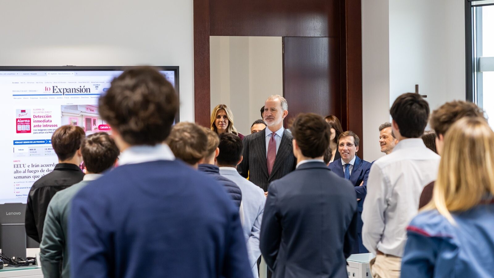Paloma Tejero acude a la inauguración del campus universitario del IEB presidida por el Rey