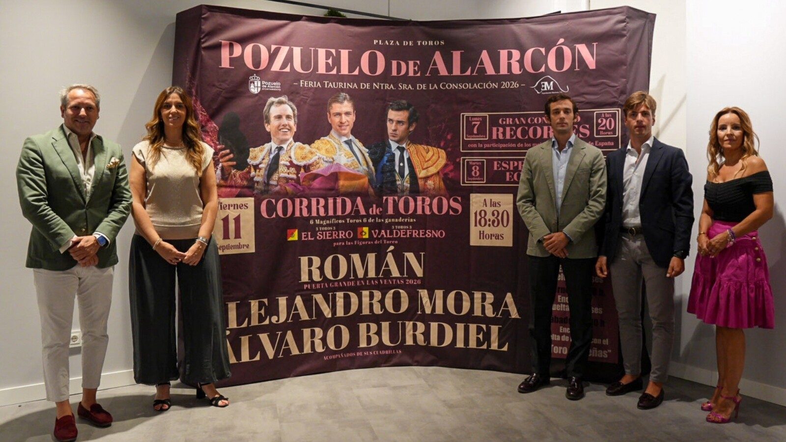 Román, Mora y Burdiel torearán en las Fiestas de Pozuelo