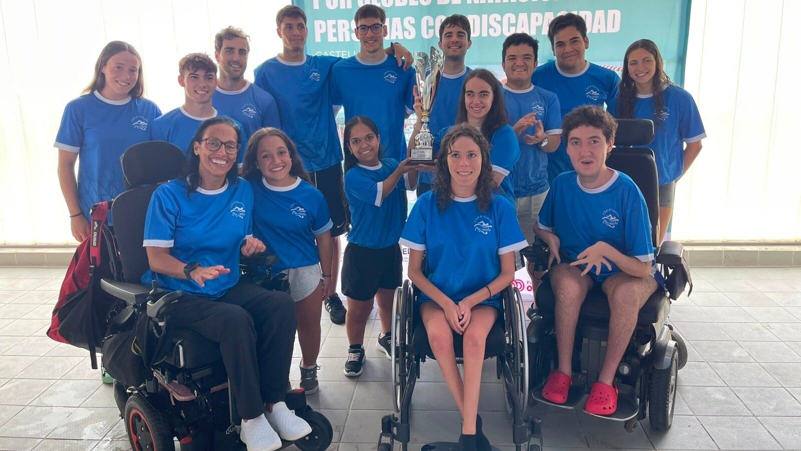 El CN Pozuelo revalida su cuarto título nacional consecutivo en categoría adaptada
